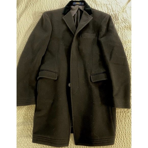 Polo Ralph Lauren Other - POLO RALPH LAUREN made in italy Velvet Collar Paddock City Coat Size L $969
